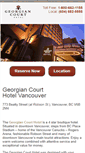 Mobile Screenshot of georgiancourthotelvancouver.com